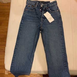 Hi-Rise cropped Zara Jeans